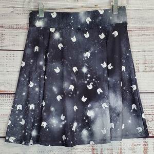 Sailor Moon Celestial Luna Mini Skirt M Flare Stretch Pleated Cosplay Anime Twee